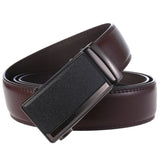 Genuine Leather Automatic Buckle Luxury Designer Ratchet Belts