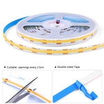 Single Power Supply Closet Dimmable Touch Sensor COB LED Strips