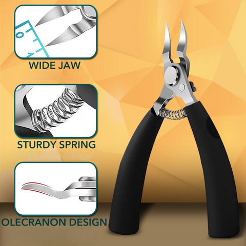 Modernized Curves Spring Clipper For Thick Ingrown Nails