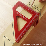 Woodworking 3D Multi Angle Measuring Carpenter Square