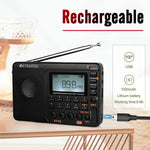 Rechargeable Shortwave FM AM SW Radio / USB Recorder / Speaker