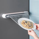 Safety Cut Magnetic & Suction Cups Design Plastic Wrap / Tin Aluminum Dispenser