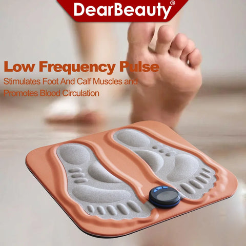 Smart 3D Deep Muscle Stimulation & Pain Relief Low-Frequency Pulse Foot Massager