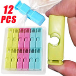 Snack Bags Sealing Reusable Spring Clips (12 pcs set)