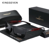 KINGSEVEN UV-400 Polarized Designer Mirror Sunglasses