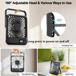 Portable Ultra Quiet USB Rechargeable Folding Personal Fan