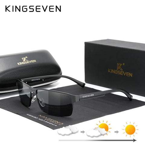 KINGSEVEN Driving Series Polarized UV400 Anti-Glare Aluminum Sunglasses