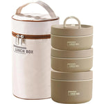 Multi-Layer Microwave-Safe Thermal Lunchbox Container Set with Extra-Long Insulation (3pcs)