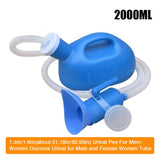 Versatile Unisex 3 in 1 (Laying/ Sitting/ Standing) 2000ml Portable Urinal