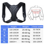 Adjustable Back Neck & Shoulders Posture Brace Corrector