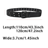 Double Needle Buckle Breathable Woven Ultra-Durable Belt