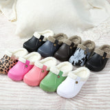 Soft Plush Warm Waterproof Non-slip Clogs