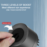 High Pressure 3 Modes One-Button Shower Head