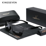 KINGSEVEN UV-400 Polarized Designer Mirror Sunglasses