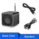 Rechargeable 2 in 1 LCD Display Stereo Radio & Bluetooth Speaker