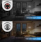 Smart AI Wireless Night Vision HD Wifi Surveillance Camera for E27 Light Bulb Socket