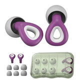 Ergonomic Silicone Noise-Reducing Reusable Waterproof Earplugs