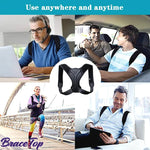 Adjustable Back Neck & Shoulders Posture Brace Corrector