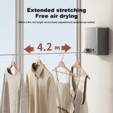 Japanese Retractable (Punch-Free) Space-Saving Clothes-Drying stainless steel Clothesline