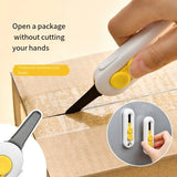 Magnetic Safety Design Retractable Blade Mini Box Opener / Cutter