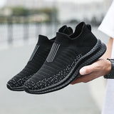 Slip-on Breathable Lightweight Anti-slip Walking Shoes