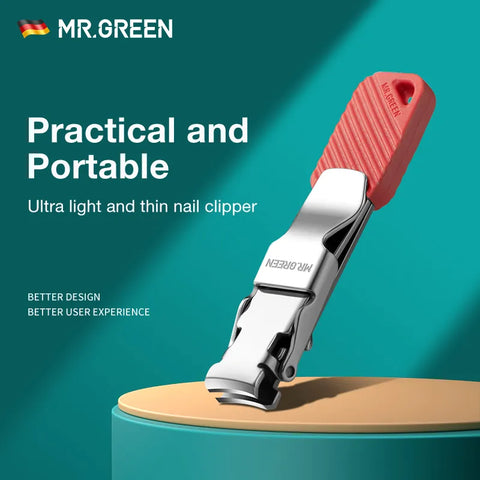 MR.GREEN Compact Foldable Key Chain Medical-Grade Nail Clippers