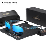 KINGSEVEN UV-400 Polarized Designer Mirror Sunglasses