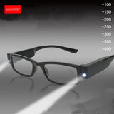 BrightView LED Illuminated Durable & Flexible Unisex Reading Glasses