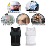 Compression Slimming Undershirt Shapewear Vest for Men