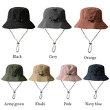 Waterproof Anti-UV Fold-Into-Itself  EZ Carry Bucket Summer Hat