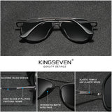 KINGSEVEN Classic Pilot UV Blocking  Polarized  Driving Sunglasses