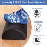 All-Day Pain Relief & Leg Support Memory Foam Ergonomic Foot Rest Cushion