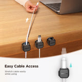 Self-Adhesive Magnetic Cable Clips Organizers (6pcs)