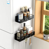 Multifunctional Magnetic (Non-Punching Installation) Storage Shelfs (2 pcs set )