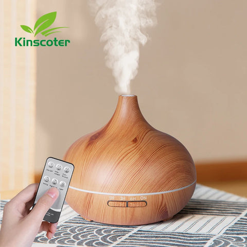Ultrasonic Air Humidifier / Essential Oil Diffuser with Remote Control & 7 Colors Light