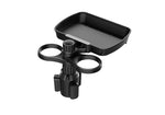 Multifunctional 360° Adjustable Car Snack Tray with Dual Cup Holder