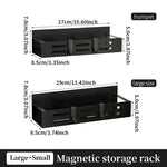 Multifunctional Magnetic (Non-Punching Installation) Storage Shelfs (2 pcs set )