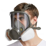 Industrial Anti-Fog Large Lens Lightweight Full Face Protection Gas Mask