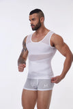 Slimming Firm Tummy Control Compression Undershirt Shapewear for Men