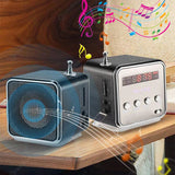 Rechargeable 2 in 1 LCD Display Stereo Radio & Bluetooth Speaker