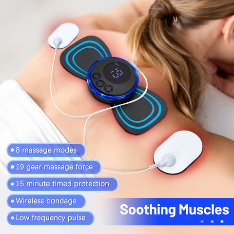 Pain Relief Low Frequency Rechargeable EMS Muscle Stimulator