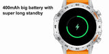 Military-Grade Durability Shockproof & Impact-Resistant Bluetooth Health Monitoring Smartwatch (Android+IOS)