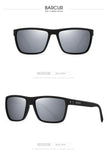 BARCUR Ultralight TR90 Polarized UV400 Sunglasses for Men