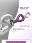 Ergonomic Silicone Noise-Reducing Reusable Waterproof Earplugs