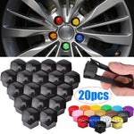 Stylish Rust-Proof  Car Wheel Protection Nut Caps (20Pcs)