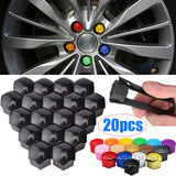 Stylish Rust-Proof  Car Wheel Protection Nut Caps (20Pcs)