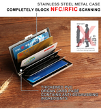 Metal Slim Card Holder RFID Blocking Wallet