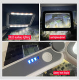 Rechargeable HD x4 Folding Elderly Reading Magnifier with LED Lights