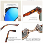 Folding Pocket HD Polarized Classic Driving Sunglasses