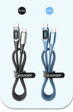 Essager Super Fast PD 100W/5A Type-C Charging Cable with Smart LED Display